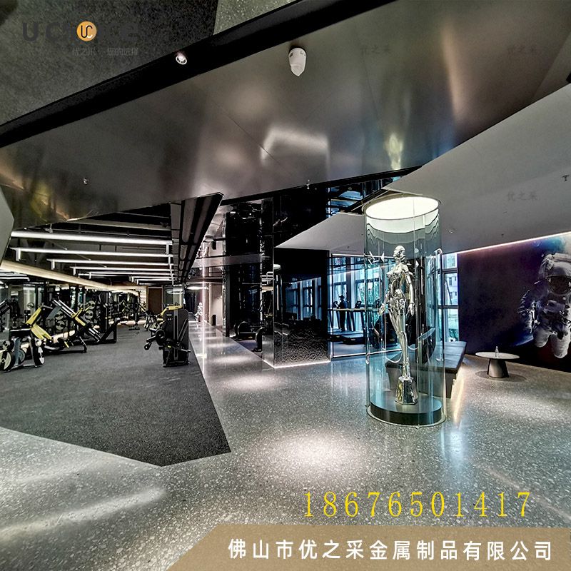 健身房拉絲不銹鋼吊頂